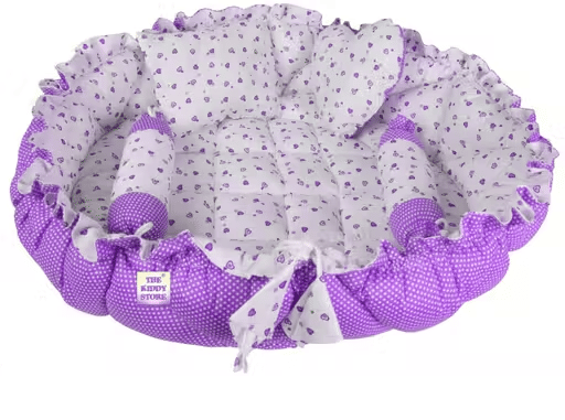     			Adore Stuff Purple Cotton ( 1 pcs) Bedding Sets