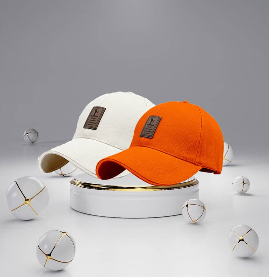 Babji Orange Cotton Blend Women's Cap ( Pack of 2 ) Babji Orange Cotton Blend Women's Cap ( Pack of 2 )