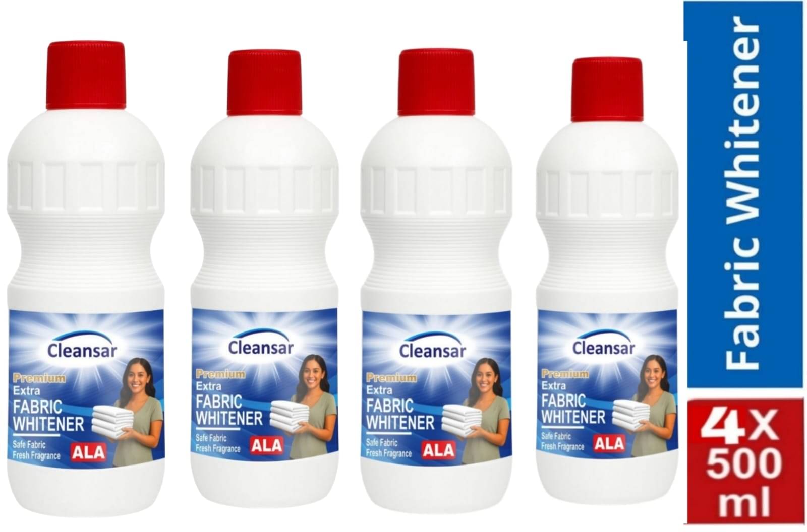     			CLEANSAR Stain Remover Liquid For Cotton ( Pack of 4 )