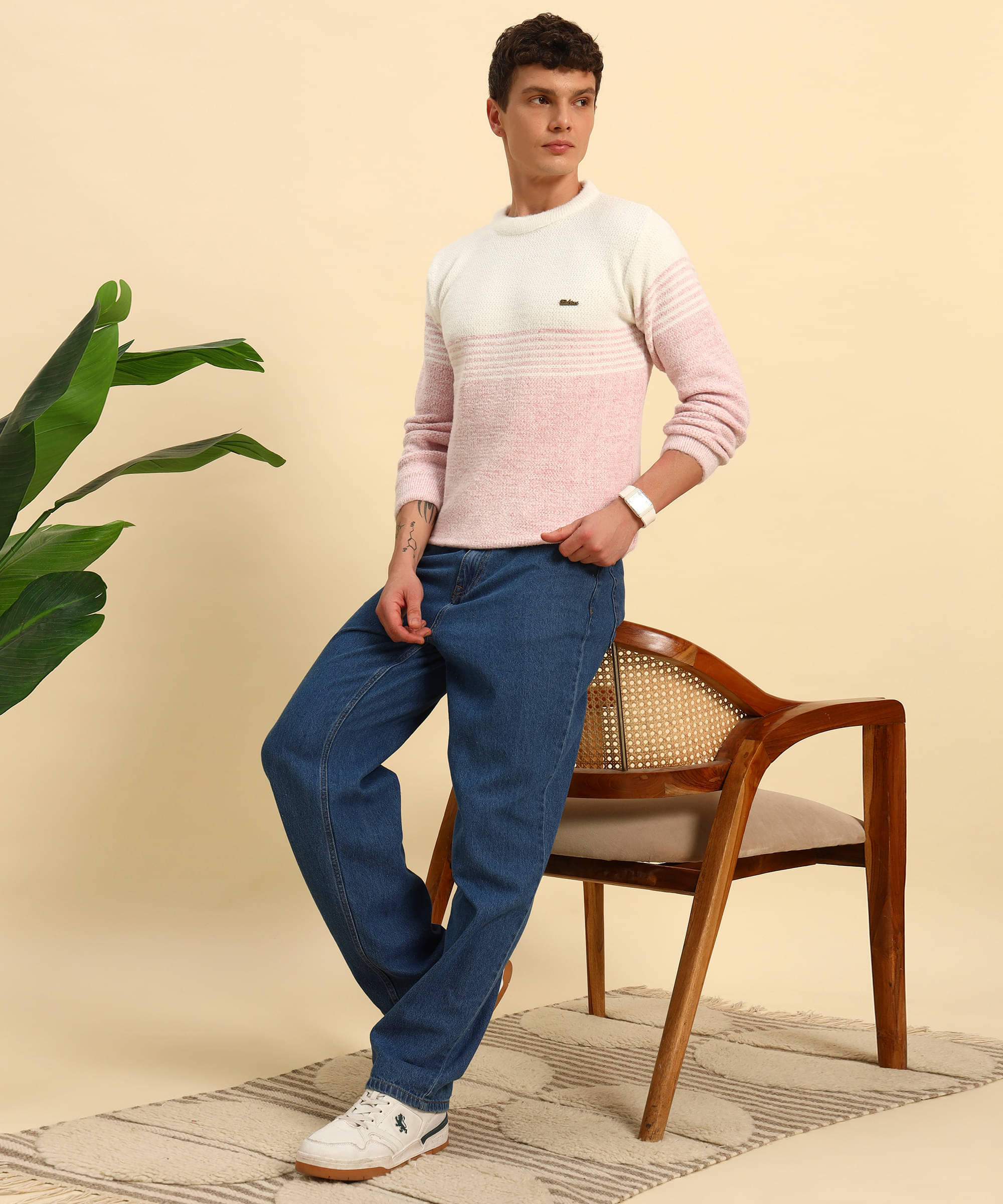 Canblar Woollen Blend Round Neck Men's Full Sleeves Pullover Sweater - Pink ( Pack of 1 )     			Canblar Woollen Blend Round Neck Men's Full Sleeves Pullover Sweater - Pink ( Pack of 1 )