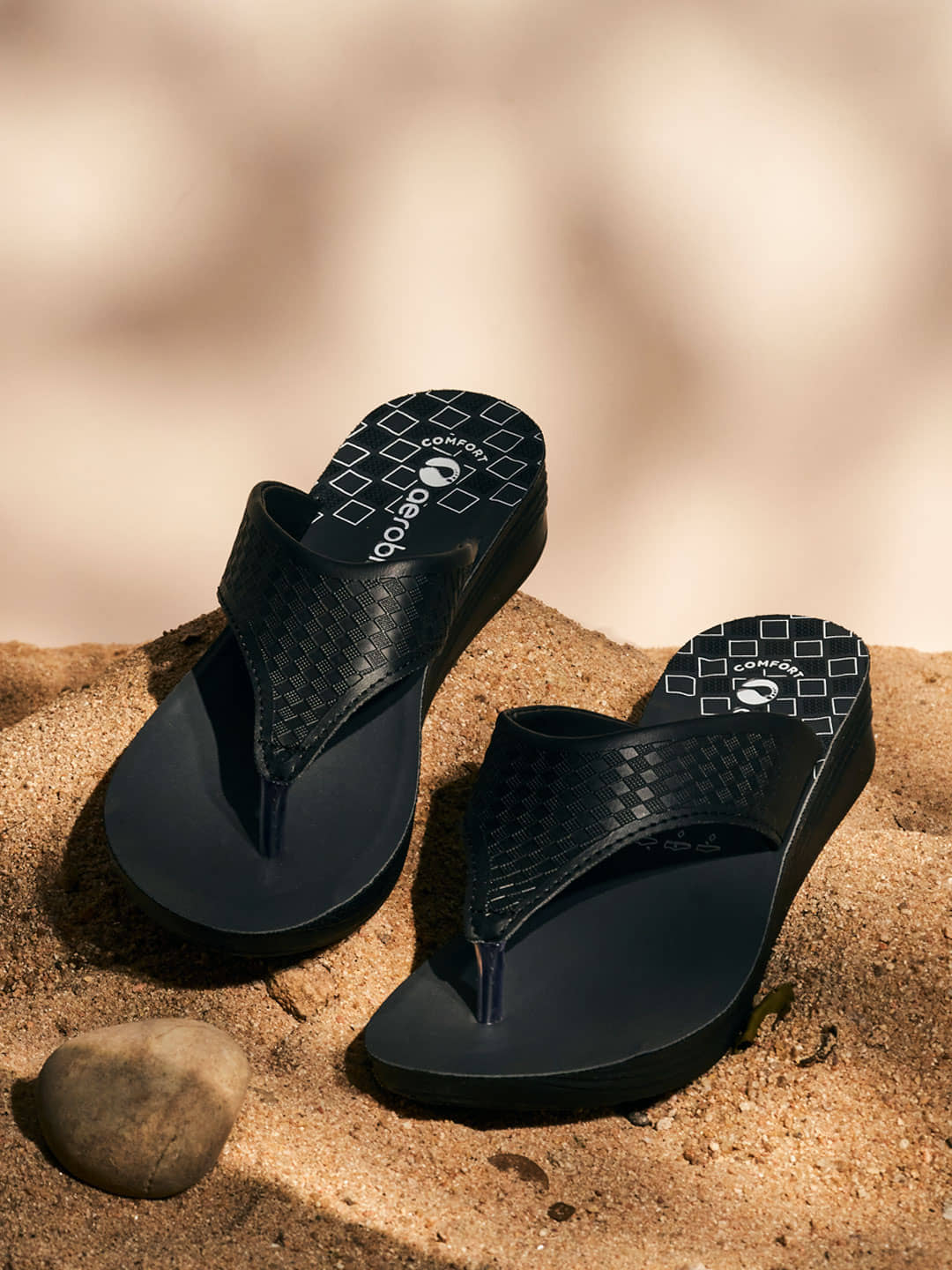 Puntoblu Black Women's Slipper