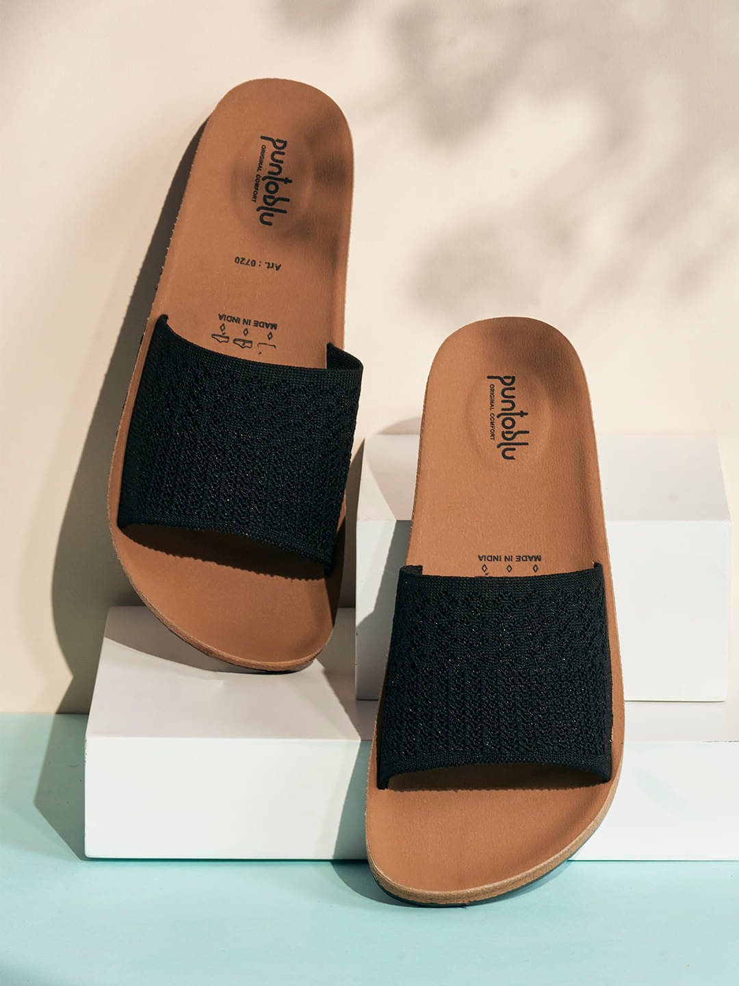     			Puntoblu Black Women's Slipper