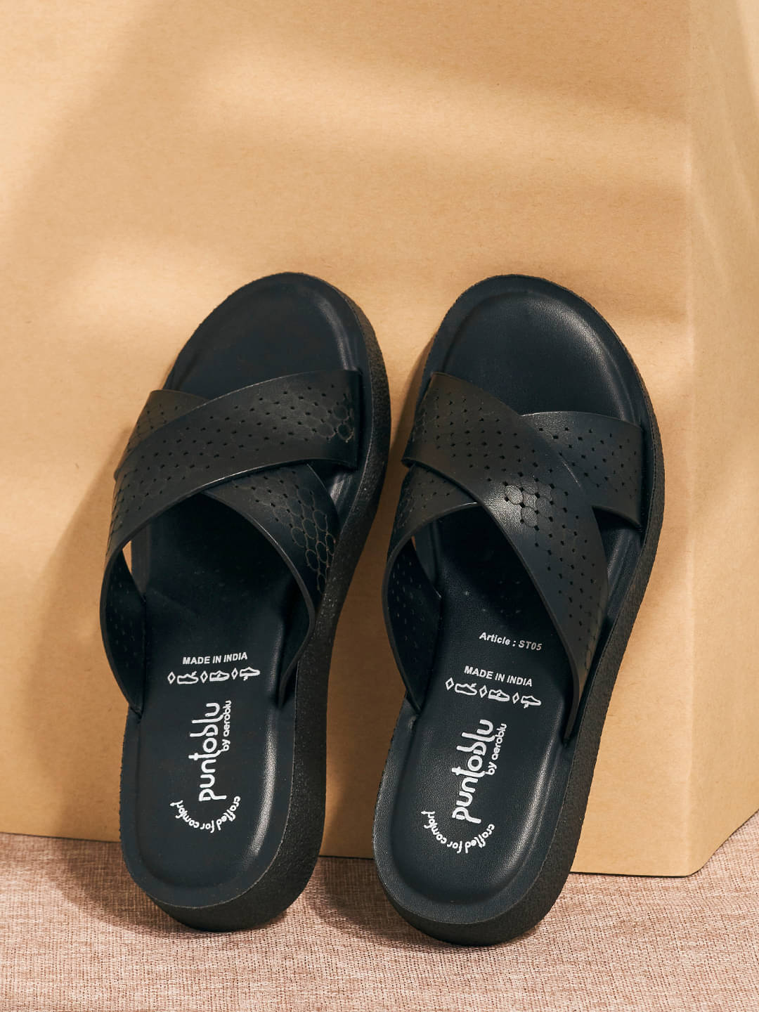     			Puntoblu Black Women's Slipper
