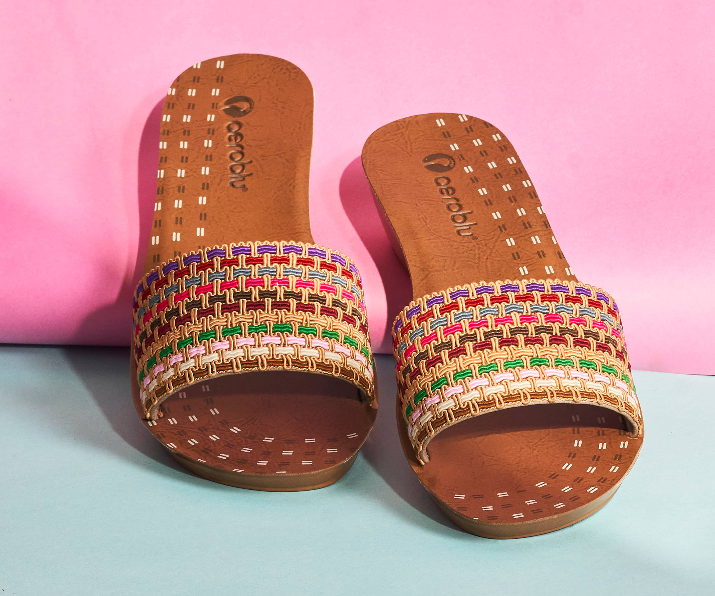     			Puntoblu Brown Women's Slipper