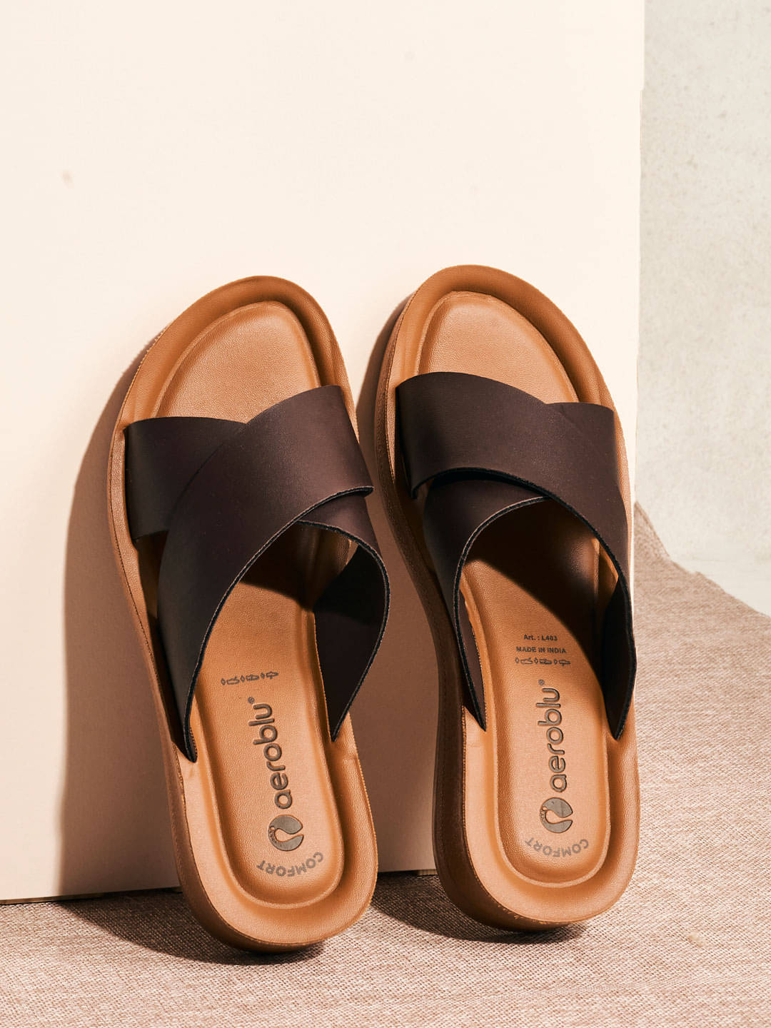     			Puntoblu Brown Women's Slipper