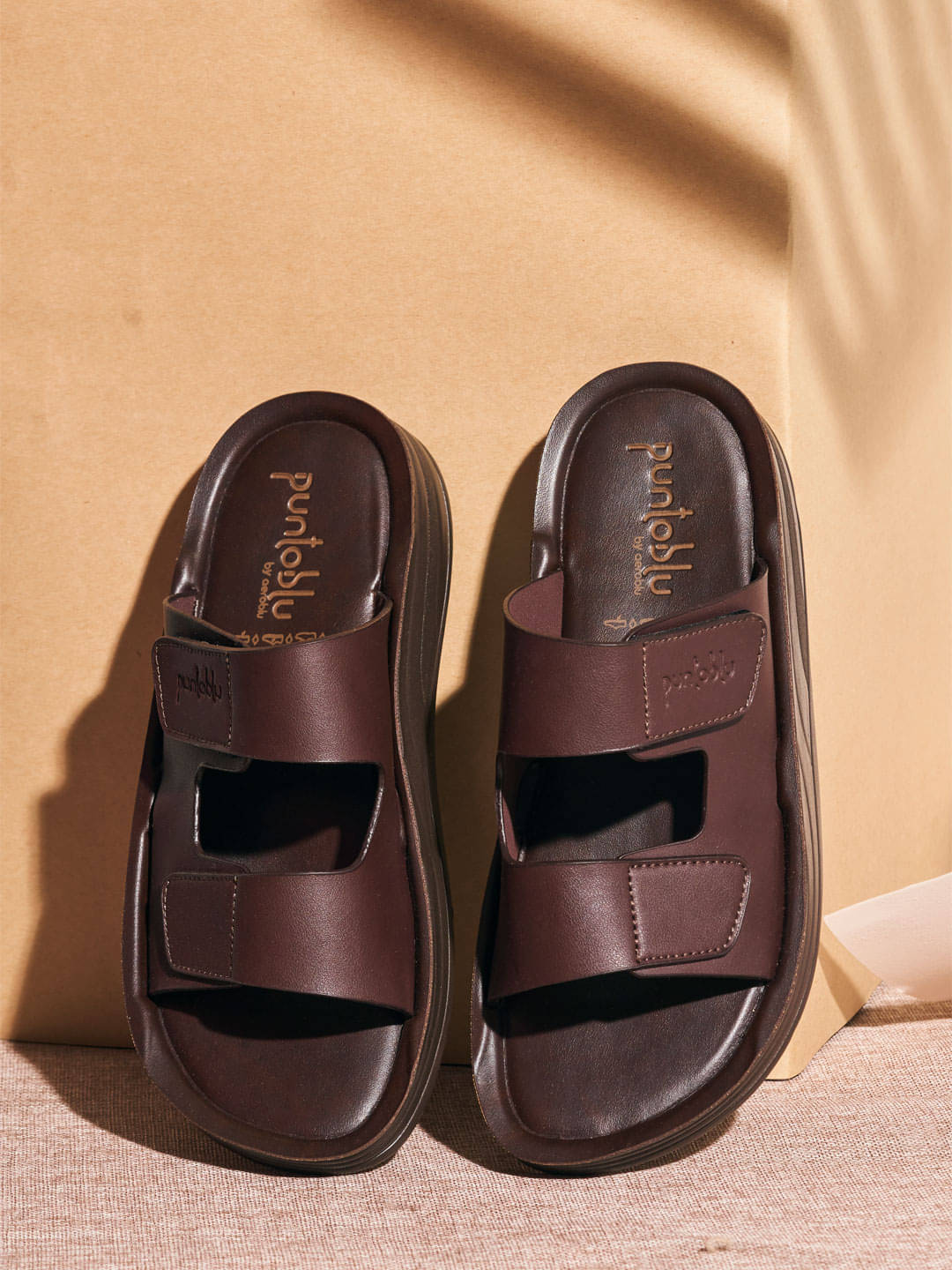     			Puntoblu Brown Women's Slipper