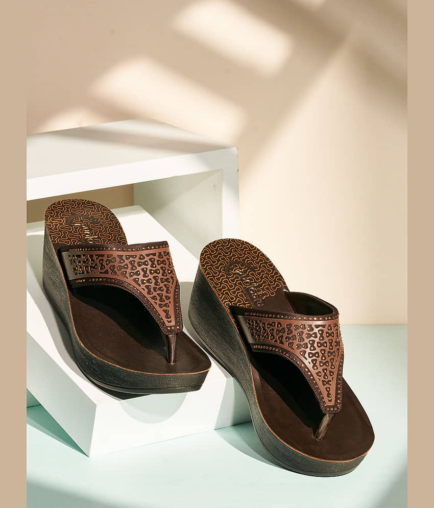 Puntoblu Brown Women's Sandal Heels - Heels | Buy online on ZillyBuy