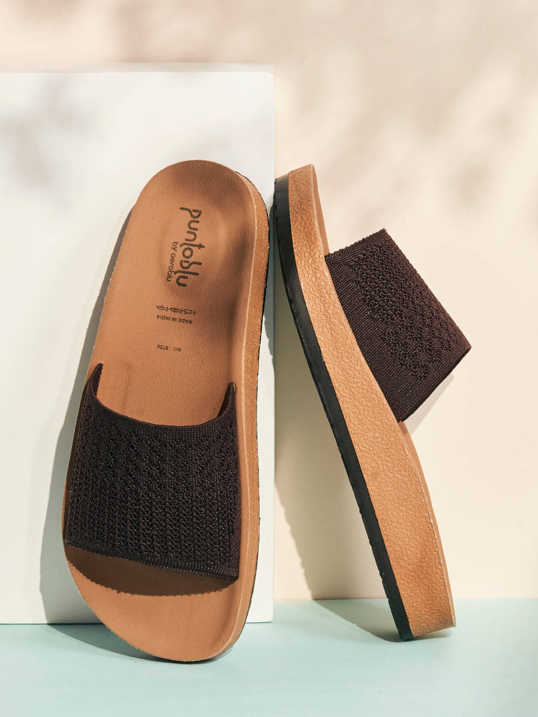     			Puntoblu Brown Women's Slipper