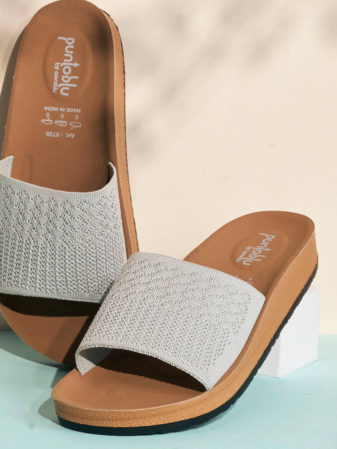     			Puntoblu Grey Women's Slipper