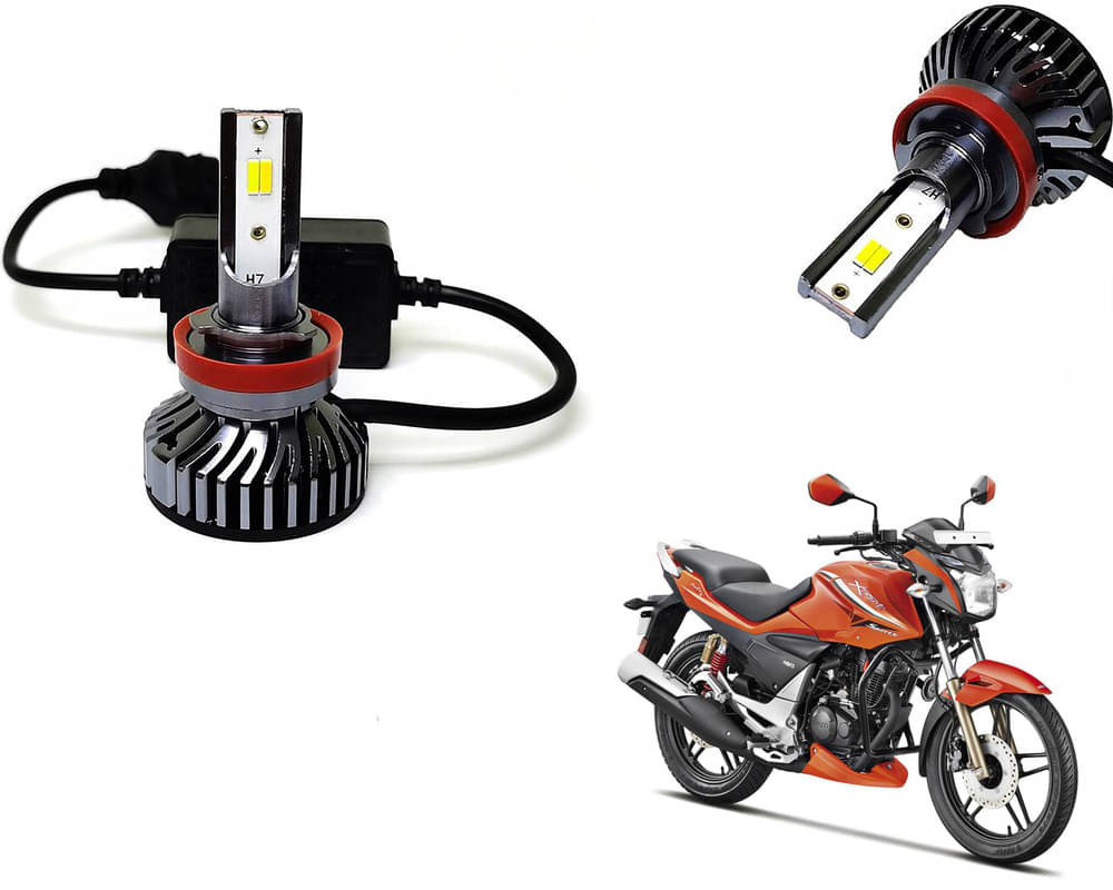     			Selifaur - 4 LED High Brightness Automotive 60W+35W Longer Life With Cooling Fan M3A BB1448 Auto Lighting System H7 H11 Led Headlight Light For - CBZ Extreme