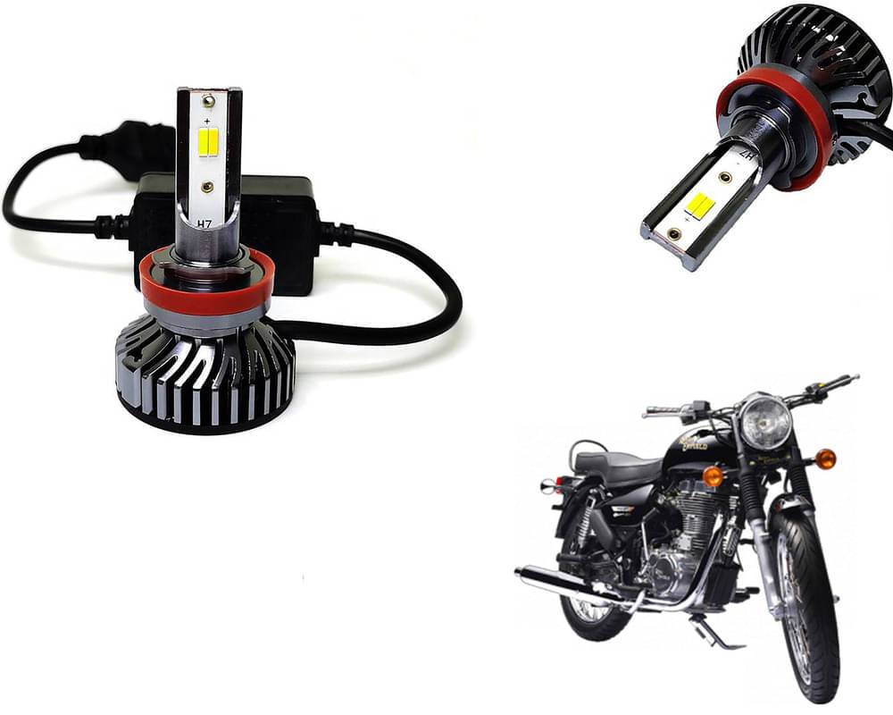     			Selifaur - 4 LED High Brightness Automotive 60W+35W Longer Life With Cooling Fan M3A BB1448 Auto Lighting System H7 H11 Led Headlight Light For - Electra EFI 39