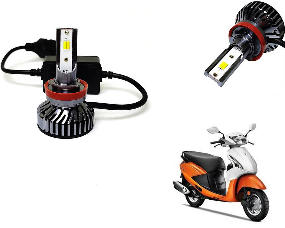     			Selifaur - 4 LED High Brightness Automotive 60W+35W Longer Life With Cooling Fan M3A BB1448 Auto Lighting System H7 H11 Led Headlight Light For - Pleasure