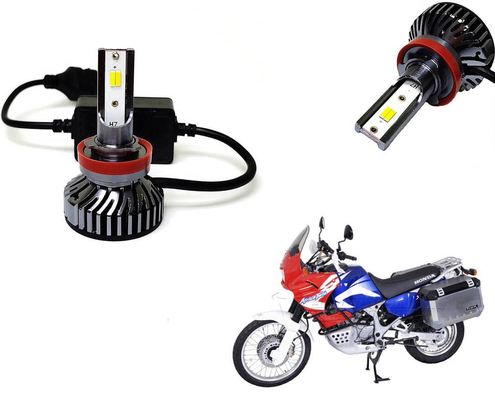     			Selifaur - 4 LED High Brightness Automotive 60W+35W Longer Life With Cooling Fan M3A BB1448 Auto Lighting System H7 H11 Led Headlight Light For - Honda Twin