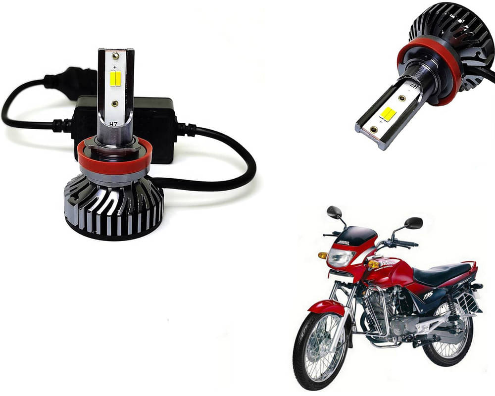     			Selifaur - 4 LED High Brightness Automotive 60W+35W Longer Life With Cooling Fan M3A BB1448 Auto Lighting System H7 H11 Led Headlight Light For - Ambition