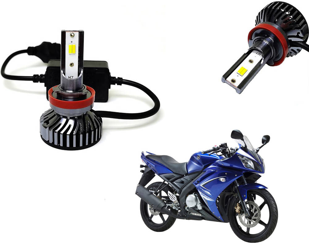 Selifaur - 4 LED High Brightness Automotive 60W+35W Longer Life With Cooling Fan M3A BB1448 Auto Lighting System H7 H11 Led Headlight Light For - Yamaha R15 Selifaur - 4 LED High Brightness Automotive 60W+35W Longer Life With Cooling Fan M3A BB1448 Auto Lighting System H7 H11 Led Headlight Light For - Yamaha R15