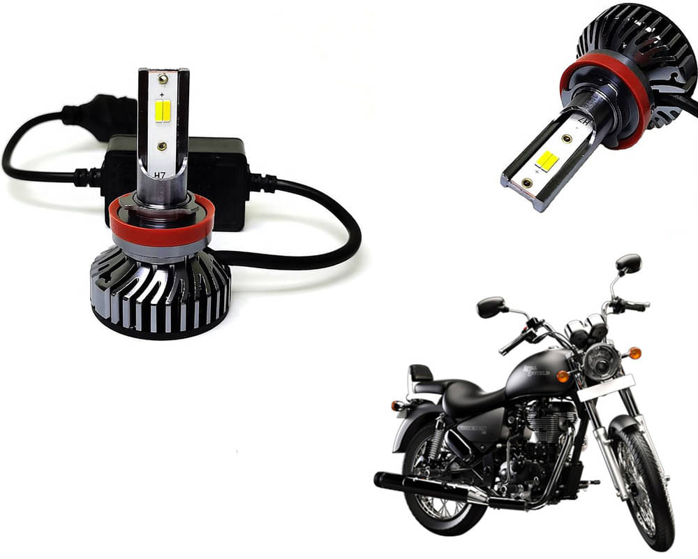     			Selifaur - 4 LED High Brightness Automotive 60W+35W Longer Life With Cooling Fan M3A BB1448 Auto Lighting System H7 H11 Led Headlight Light For - Thunderbird Super