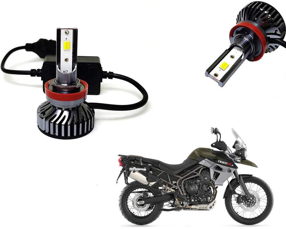 Selifaur - 4 LED High Brightness Automotive 60W+35W Longer Life With Cooling Fan M3A BB1448 Auto Lighting System H7 H11 Led Headlight Light For - Triumph Tiger 800 XCA Selifaur - 4 LED High Brightness Automotive 60W+35W Longer Life With Cooling Fan M3A BB1448 Auto Lighting System H7 H11 Led Headlight Light For - Triumph Tiger 800 XCA