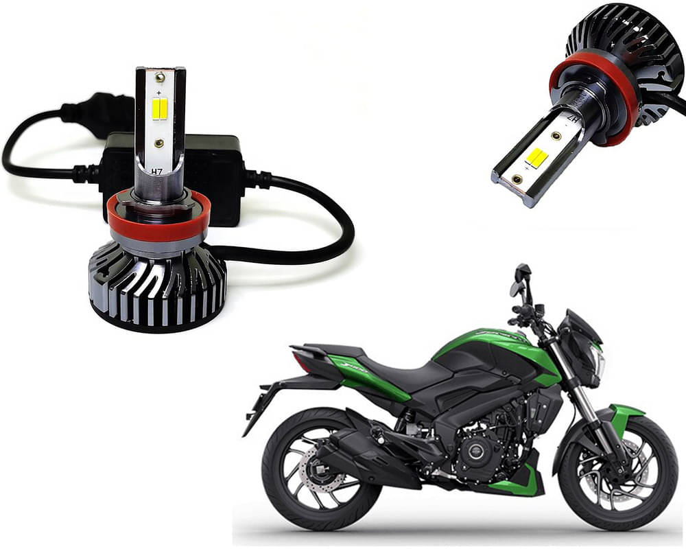 Selifaur - 4 LED High Brightness Automotive 60W+35W Longer Life With Cooling Fan M3A BB1448 Auto Lighting System H7 H11 Led Headlight Light For - Bajaj Dominar 400 2019 Selifaur - 4 LED High Brightness Automotive 60W+35W Longer Life With Cooling Fan M3A BB1448 Auto Lighting System H7 H11 Led Headlight Light For - Bajaj Dominar 400 2019