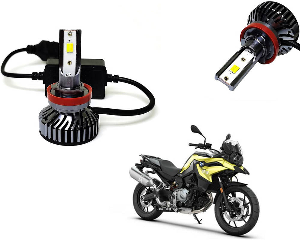     			Selifaur - 4 LED High Brightness Automotive 60W+35W Longer Life With Cooling Fan M3A BB1448 Auto Lighting System H7 H11 Led Headlight Light For - BMW F 750 GS