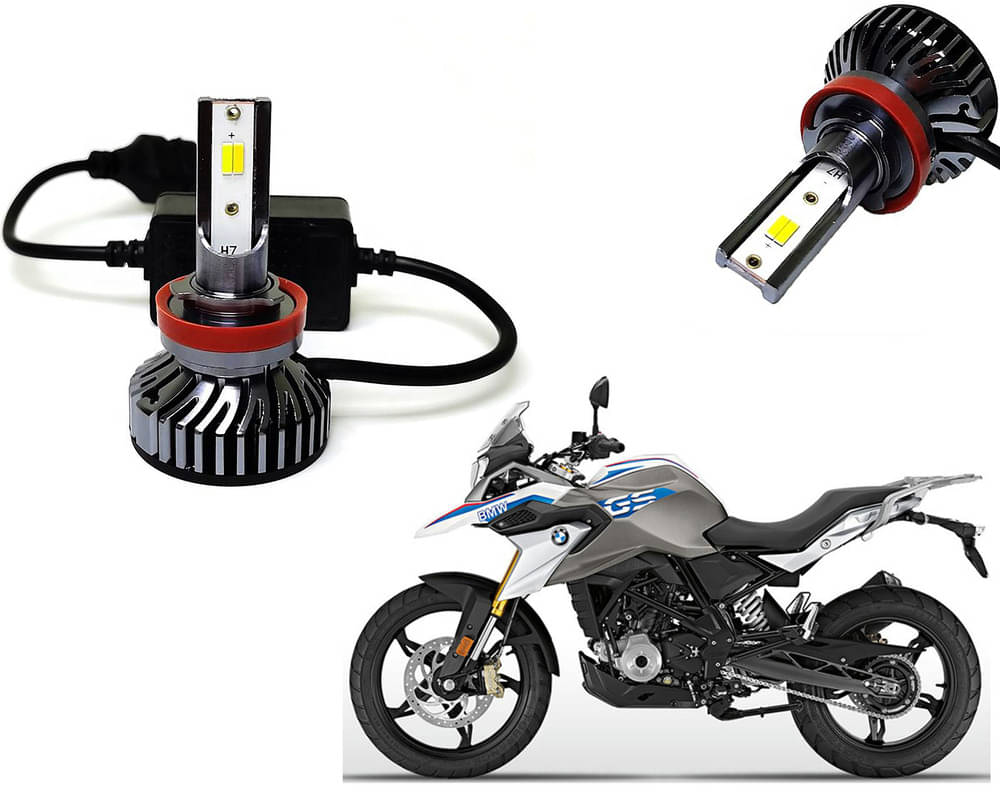 Selifaur - 4 LED High Brightness Automotive 60W+35W Longer Life With Cooling Fan M3A BB1448 Auto Lighting System H7 H11 Led Headlight Light For - BMW G 310 GS Selifaur - 4 LED High Brightness Automotive 60W+35W Longer Life With Cooling Fan M3A BB1448 Auto Lighting System H7 H11 Led Headlight Light For - BMW G 310 GS