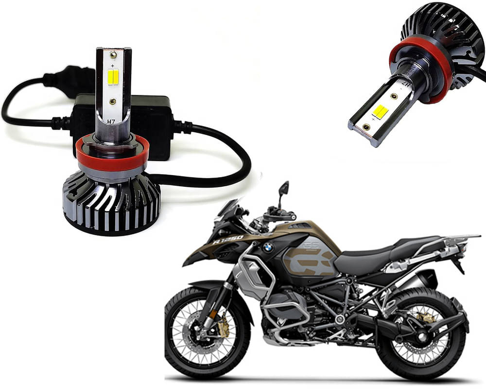     			Selifaur - 4 LED High Brightness Automotive 60W+35W Longer Life With Cooling Fan M3A BB1448 Auto Lighting System H7 H11 Led Headlight Light For - BMW R 1250 GS Adventure