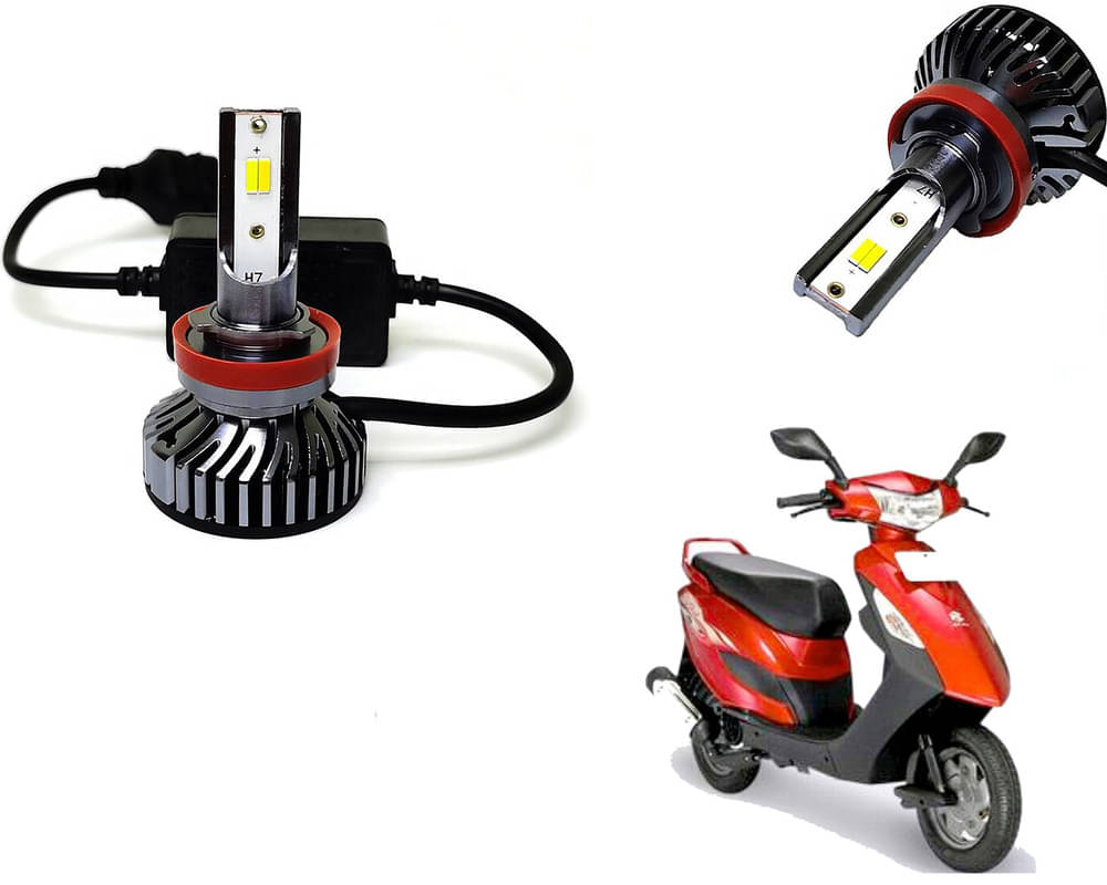     			Selifaur - 4 LED High Brightness Automotive 60W+35W Longer Life With Cooling Fan M3A BB1448 Auto Lighting System H7 H11 Led Headlight Light For - Kristal