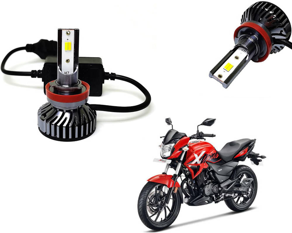 Selifaur - 4 LED High Brightness Automotive 60W+35W Longer Life With Cooling Fan M3A BB1448 Auto Lighting System H7 H11 Led Headlight Light For - Hero Xtreme 200R Selifaur - 4 LED High Brightness Automotive 60W+35W Longer Life With Cooling Fan M3A BB1448 Auto Lighting System H7 H11 Led Headlight Light For - Hero Xtreme 200R
