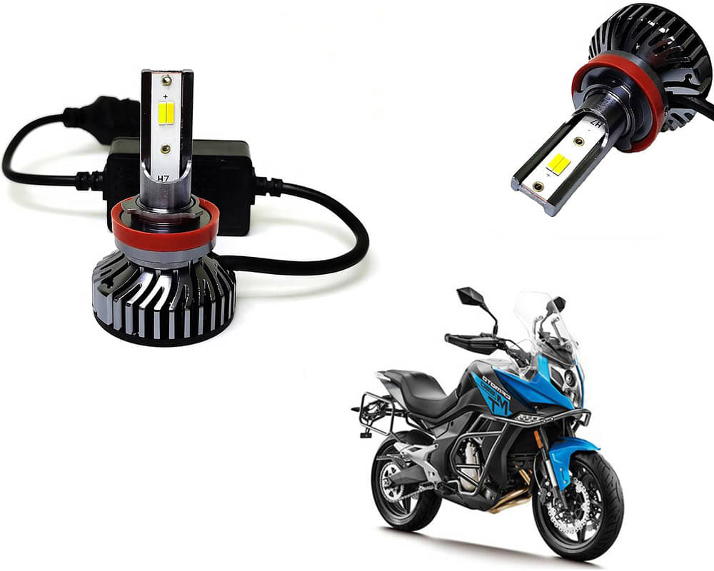 Selifaur - 4 LED High Brightness Automotive 60W+35W Longer Life With Cooling Fan M3A BB1448 Auto Lighting System H7 H11 Led Headlight Light For - CFMoto 650MT Selifaur - 4 LED High Brightness Automotive 60W+35W Longer Life With Cooling Fan M3A BB1448 Auto Lighting System H7 H11 Led Headlight Light For - CFMoto 650MT