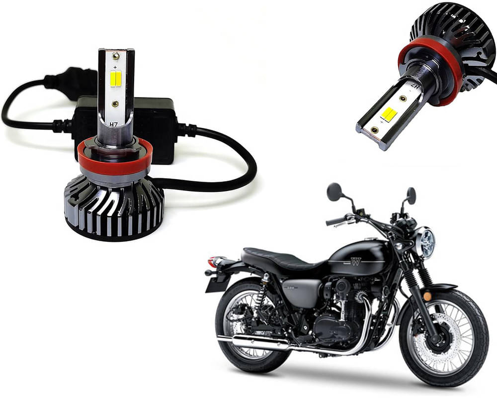 Selifaur - 4 LED High Brightness Automotive 60W+35W Longer Life With Cooling Fan M3A BB1448 Auto Lighting System H7 H11 Led Headlight Light For - Kawasaki W800 Street Selifaur - 4 LED High Brightness Automotive 60W+35W Longer Life With Cooling Fan M3A BB1448 Auto Lighting System H7 H11 Led Headlight Light For - Kawasaki W800 Street