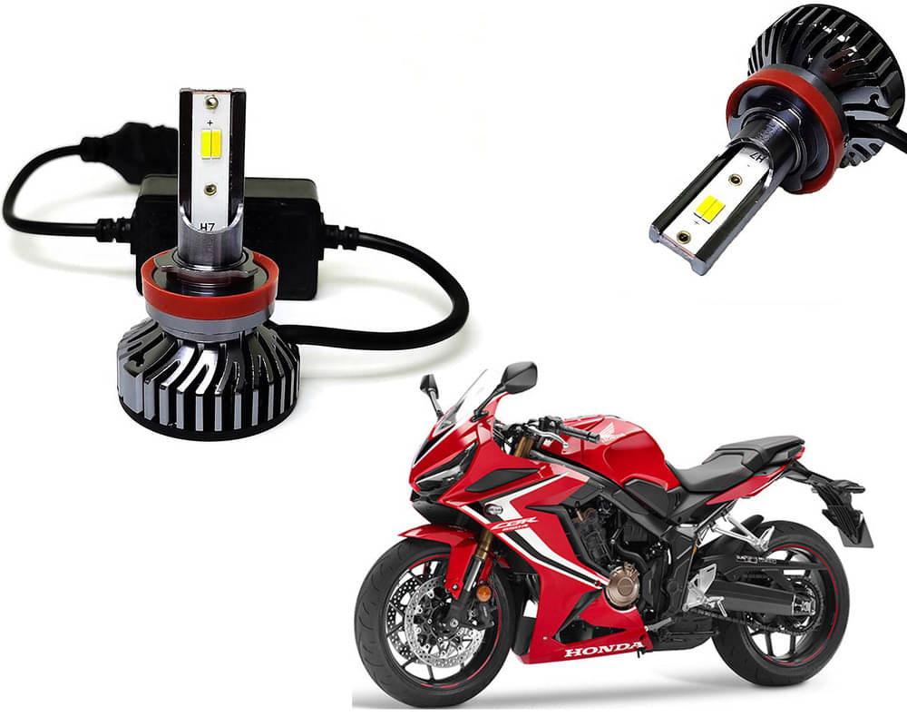 Selifaur - 4 LED High Brightness Automotive 60W+35W Longer Life With Cooling Fan M3A BB1448 Auto Lighting System H7 H11 Led Headlight Light For - Honda CBR650R Selifaur - 4 LED High Brightness Automotive 60W+35W Longer Life With Cooling Fan M3A BB1448 Auto Lighting System H7 H11 Led Headlight Light For - Honda CBR650R