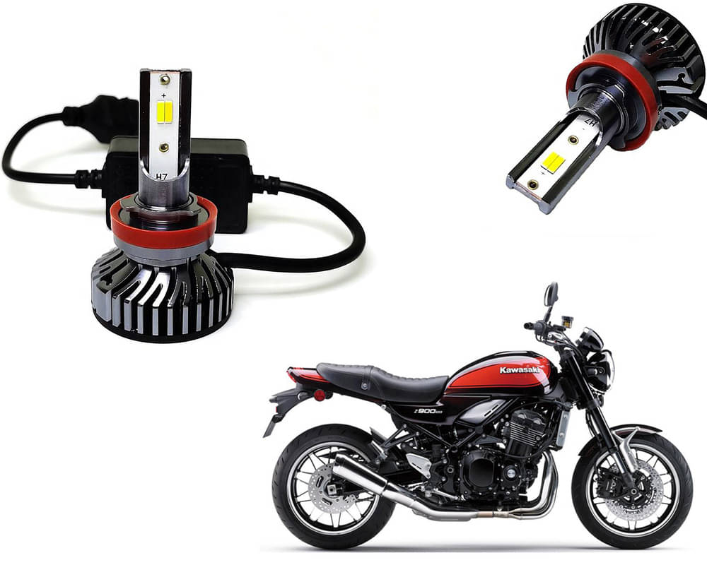 Selifaur - 4 LED High Brightness Automotive 60W+35W Longer Life With Cooling Fan M3A BB1448 Auto Lighting System H7 H11 Led Headlight Light For - Kawasaki Z900RS Selifaur - 4 LED High Brightness Automotive 60W+35W Longer Life With Cooling Fan M3A BB1448 Auto Lighting System H7 H11 Led Headlight Light For - Kawasaki Z900RS