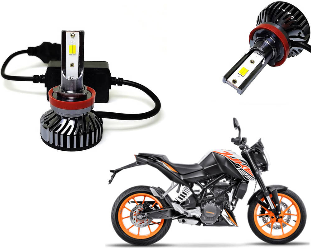 Selifaur - 4 LED High Brightness Automotive 60W+35W Longer Life With Cooling Fan M3A BB1448 Auto Lighting System H7 H11 Led Headlight Light For - KTM 125 Duke Selifaur - 4 LED High Brightness Automotive 60W+35W Longer Life With Cooling Fan M3A BB1448 Auto Lighting System H7 H11 Led Headlight Light For - KTM 125 Duke