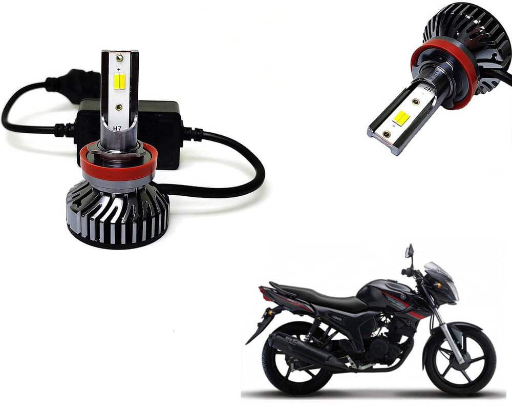 Selifaur - 4 LED High Brightness Automotive 60W+35W Longer Life With Cooling Fan M3A BB1448 Auto Lighting System H7 H11 Led Headlight Light For - Yamaha SZ X Selifaur - 4 LED High Brightness Automotive 60W+35W Longer Life With Cooling Fan M3A BB1448 Auto Lighting System H7 H11 Led Headlight Light For - Yamaha SZ X
