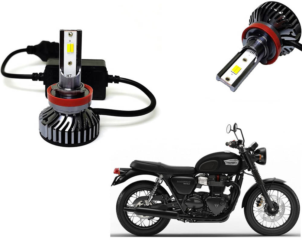 Selifaur - 4 LED High Brightness Automotive 60W+35W Longer Life With Cooling Fan M3A BB1448 Auto Lighting System H7 H11 Led Headlight Light For - Triumph Bonneville T100 Selifaur - 4 LED High Brightness Automotive 60W+35W Longer Life With Cooling Fan M3A BB1448 Auto Lighting System H7 H11 Led Headlight Light For - Triumph Bonneville T100
