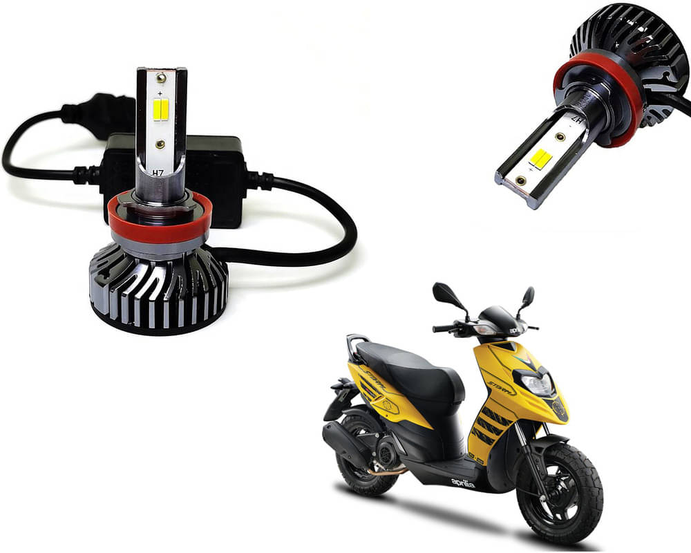 Selifaur - 4 LED High Brightness Automotive 60W+35W Longer Life With Cooling Fan M3A BB1448 Auto Lighting System H7 H11 Led Headlight Light For - Aprilia Storm 125 Selifaur - 4 LED High Brightness Automotive 60W+35W Longer Life With Cooling Fan M3A BB1448 Auto Lighting System H7 H11 Led Headlight Light For - Aprilia Storm 125
