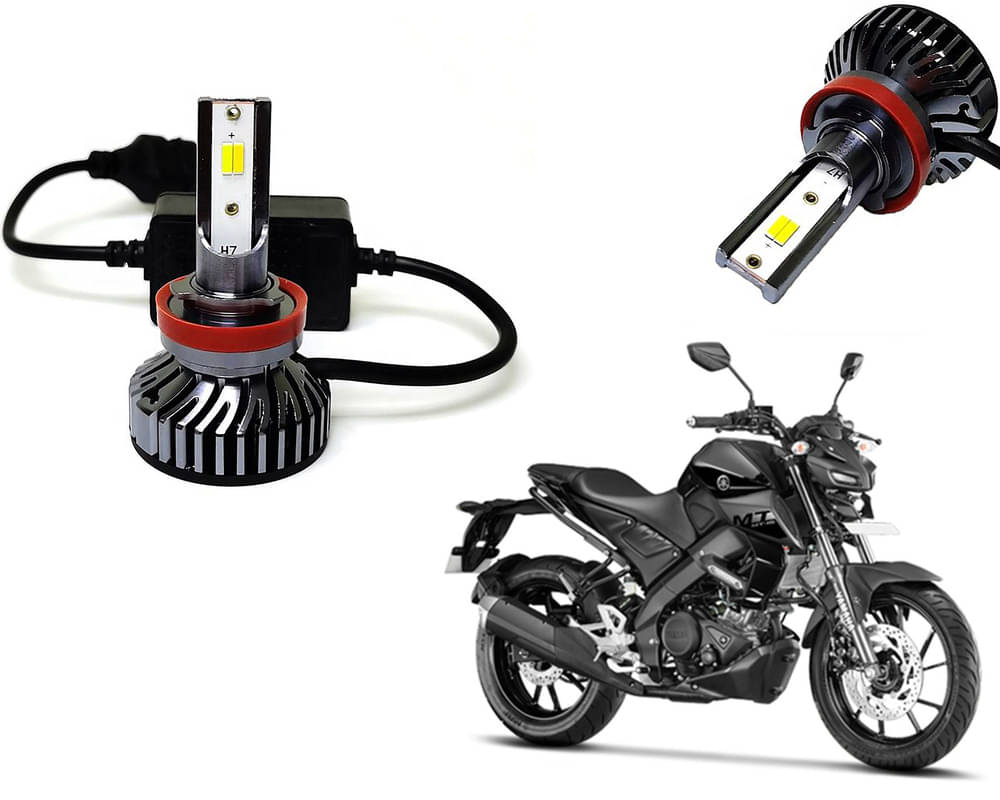 Selifaur - 4 LED High Brightness Automotive 60W+35W Longer Life With Cooling Fan M3A BB1448 Auto Lighting System H7 H11 Led Headlight Light For - Yamaha MT-15 Selifaur - 4 LED High Brightness Automotive 60W+35W Longer Life With Cooling Fan M3A BB1448 Auto Lighting System H7 H11 Led Headlight Light For - Yamaha MT-15