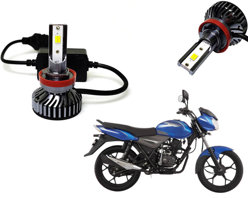 Selifaur - 4 LED High Brightness Automotive 60W+35W Longer Life With Cooling Fan M3A BB1448 Auto Lighting System H7 H11 Led Headlight Light For - Bajaj Discover 110 Selifaur - 4 LED High Brightness Automotive 60W+35W Longer Life With Cooling Fan M3A BB1448 Auto Lighting System H7 H11 Led Headlight Light For - Bajaj Discover 110