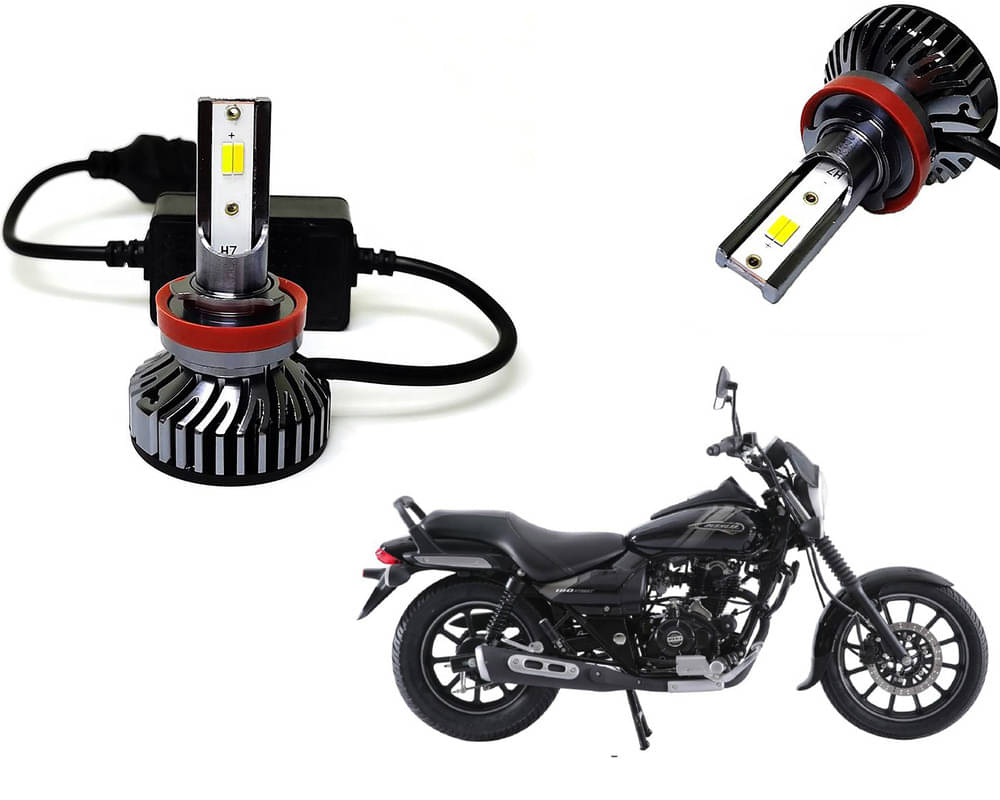 Selifaur - 4 LED High Brightness Automotive 60W+35W Longer Life With Cooling Fan M3A BB1448 Auto Lighting System H7 H11 Led Headlight Light For - Bajaj Avenger Street 180 Selifaur - 4 LED High Brightness Automotive 60W+35W Longer Life With Cooling Fan M3A BB1448 Auto Lighting System H7 H11 Led Headlight Light For - Bajaj Avenger Street 180
