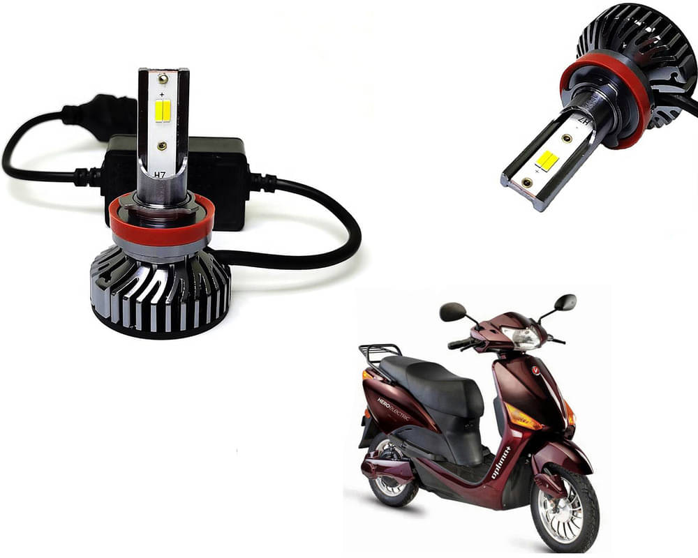     			Selifaur - 4 LED High Brightness Automotive 60W+35W Longer Life With Cooling Fan M3A BB1448 Auto Lighting System H7 H11 Led Headlight Light For - Optima Plus
