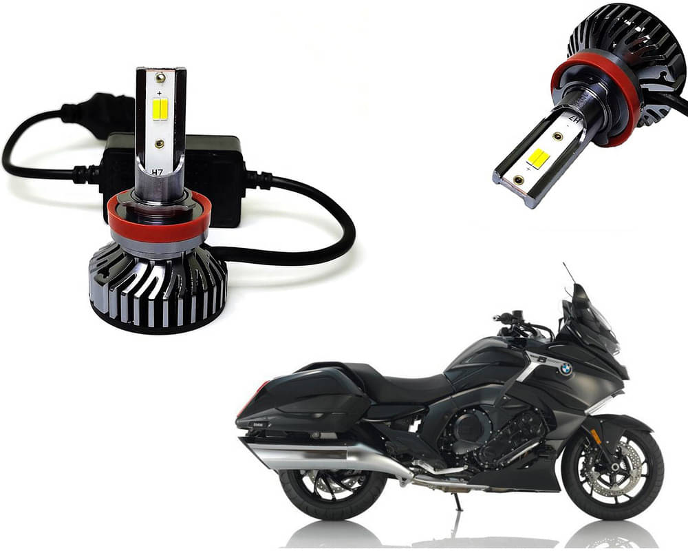     			Selifaur - 4 LED High Brightness Automotive 60W+35W Longer Life With Cooling Fan M3A BB1448 Auto Lighting System H7 H11 Led Headlight Light For - BMW K 1600 B