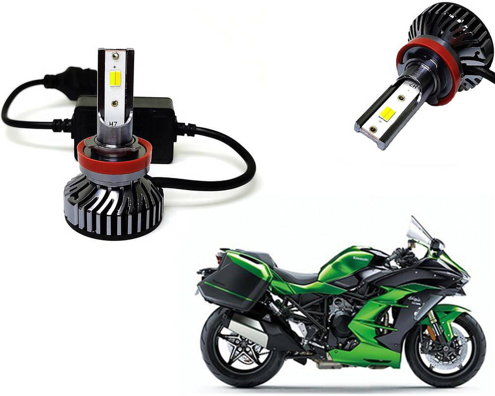 Selifaur - 4 LED High Brightness Automotive 60W+35W Longer Life With Cooling Fan M3A BB1448 Auto Lighting System H7 H11 Led Headlight Light For - Kawasaki Ninja H2 SX SE Selifaur - 4 LED High Brightness Automotive 60W+35W Longer Life With Cooling Fan M3A BB1448 Auto Lighting System H7 H11 Led Headlight Light For - Kawasaki Ninja H2 SX SE
