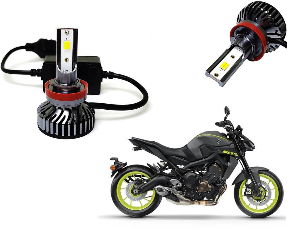Selifaur - 4 LED High Brightness Automotive 60W+35W Longer Life With Cooling Fan M3A BB1448 Auto Lighting System H7 H11 Led Headlight Light For - Yamaha MT-09 Selifaur - 4 LED High Brightness Automotive 60W+35W Longer Life With Cooling Fan M3A BB1448 Auto Lighting System H7 H11 Led Headlight Light For - Yamaha MT-09