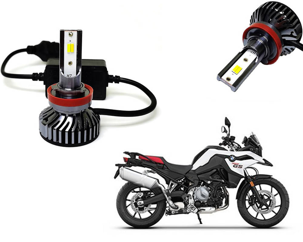     			Selifaur - 4 LED High Brightness Automotive 60W+35W Longer Life With Cooling Fan M3A BB1448 Auto Lighting System H7 H11 Led Headlight Light For - BMW F750 GS