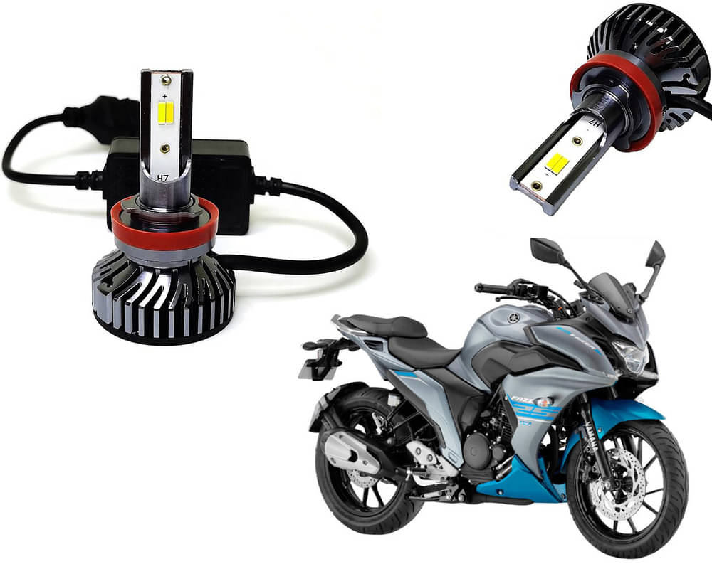 Selifaur - 4 LED High Brightness Automotive 60W+35W Longer Life With Cooling Fan M3A BB1448 Auto Lighting System H7 H11 Led Headlight Light For - Yamaha Fazer 25 Selifaur - 4 LED High Brightness Automotive 60W+35W Longer Life With Cooling Fan M3A BB1448 Auto Lighting System H7 H11 Led Headlight Light For - Yamaha Fazer 25