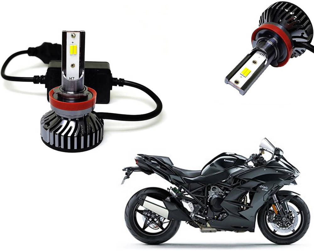 Selifaur - 4 LED High Brightness Automotive 60W+35W Longer Life With Cooling Fan M3A BB1448 Auto Lighting System H7 H11 Led Headlight Light For - Kawasaki Ninja H2 SX Selifaur - 4 LED High Brightness Automotive 60W+35W Longer Life With Cooling Fan M3A BB1448 Auto Lighting System H7 H11 Led Headlight Light For - Kawasaki Ninja H2 SX