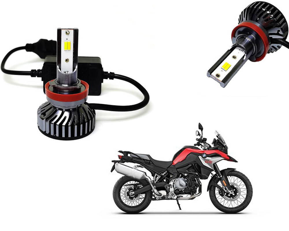     			Selifaur - 4 LED High Brightness Automotive 60W+35W Longer Life With Cooling Fan M3A BB1448 Auto Lighting System H7 H11 Led Headlight Light For - BMW F850 GS