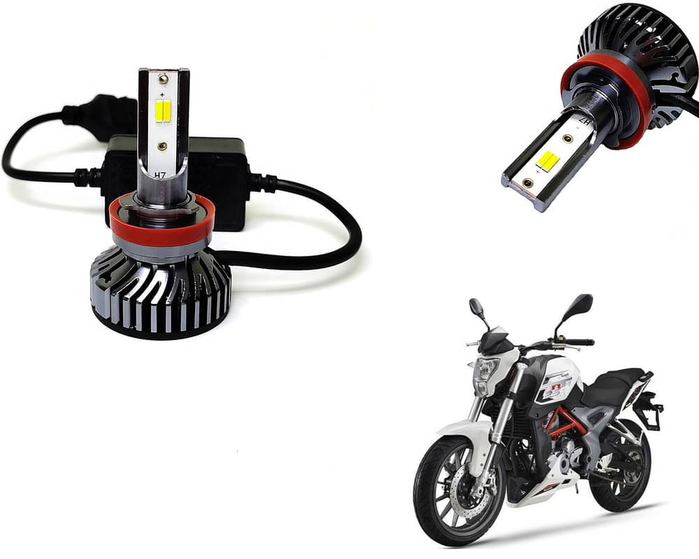 Selifaur - 4 LED High Brightness Automotive 60W+35W Longer Life With Cooling Fan M3A BB1448 Auto Lighting System H7 H11 Led Headlight Light For - DSK Benelli TNT 25 Selifaur - 4 LED High Brightness Automotive 60W+35W Longer Life With Cooling Fan M3A BB1448 Auto Lighting System H7 H11 Led Headlight Light For - DSK Benelli TNT 25
