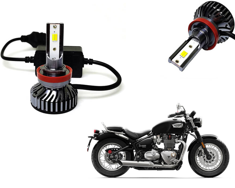 Selifaur - 4 LED High Brightness Automotive 60W+35W Longer Life With Cooling Fan M3A BB1448 Auto Lighting System H7 H11 Led Headlight Light For - Triumph Bonneville Speedmaster Selifaur - 4 LED High Brightness Automotive 60W+35W Longer Life With Cooling Fan M3A BB1448 Auto Lighting System H7 H11 Led Headlight Light For - Triumph Bonneville Speedmaster