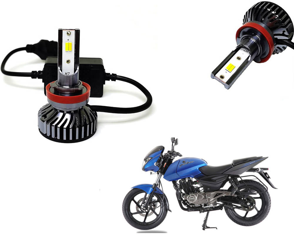 Selifaur - 4 LED High Brightness Automotive 60W+35W Longer Life With Cooling Fan M3A BB1448 Auto Lighting System H7 H11 Led Headlight Light For - Pulsar 180 DTS-i Selifaur - 4 LED High Brightness Automotive 60W+35W Longer Life With Cooling Fan M3A BB1448 Auto Lighting System H7 H11 Led Headlight Light For - Pulsar 180 DTS-i