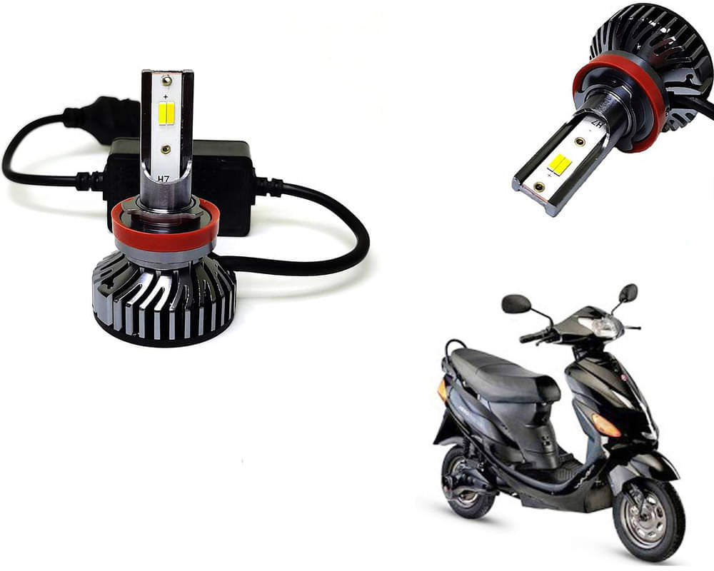     			Selifaur - 4 LED High Brightness Automotive 60W+35W Longer Life With Cooling Fan M3A BB1448 Auto Lighting System H7 H11 Led Headlight Light For - Wave